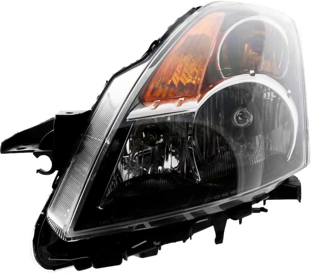 2008 2009 Nissan Altima Headlight Assembly Pair Black O235