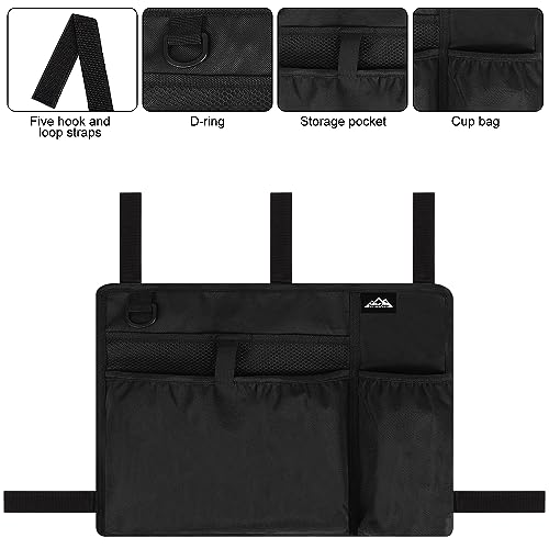 Blue Water-Resistant Walker Bag with Cup Holder I38631