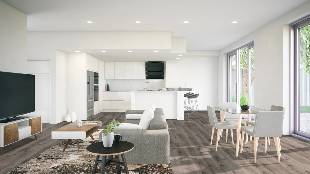 7.13 in. x 48.03 in. Rigid Core Click Lock Luxury Vinyl Plank Flooring R5601