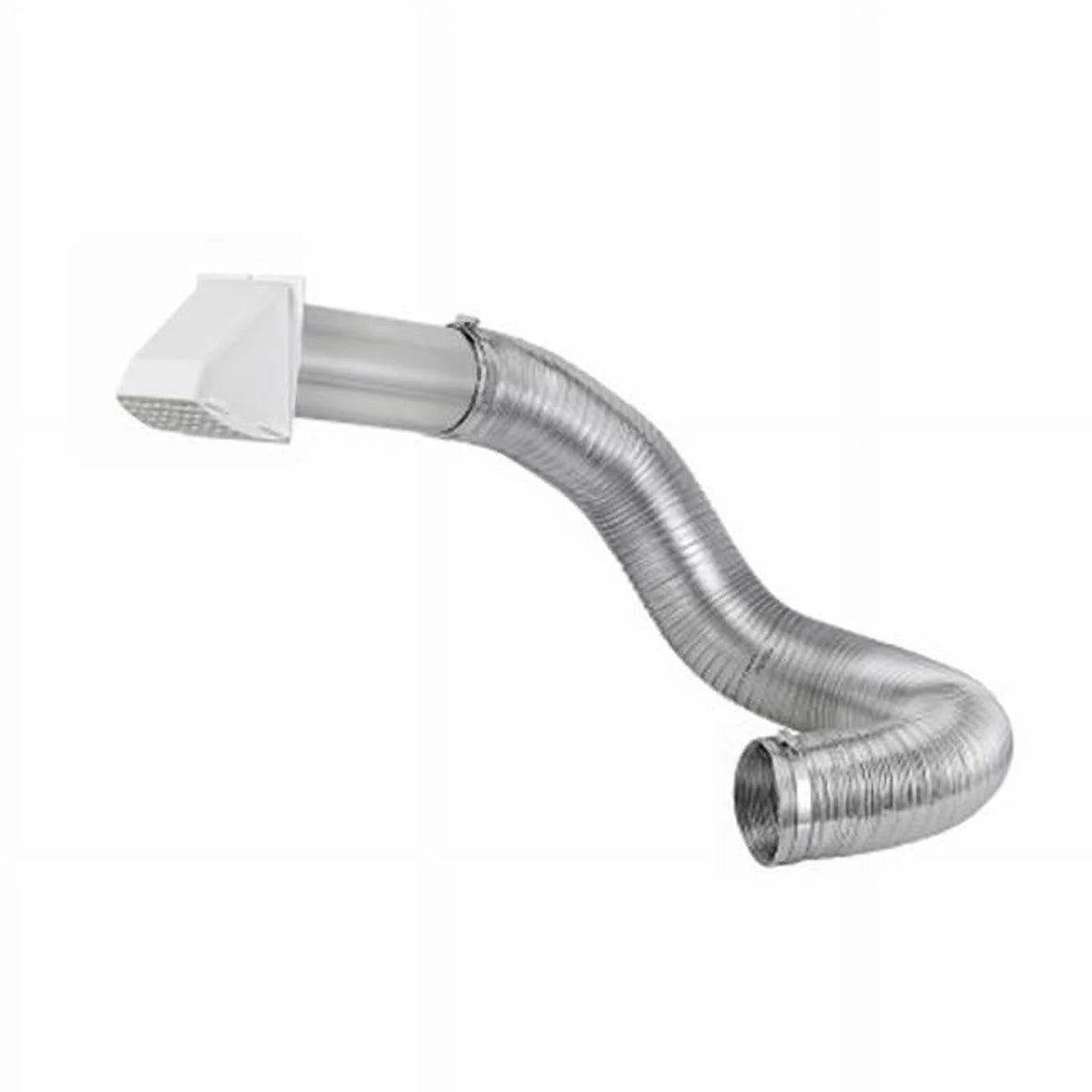 White Dryer Vent Hood Kit L68641