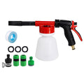 Car Wash Foam Sprayer Nozzle Kit with 1 Liter Bottle Universal Connectors W4937