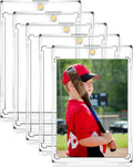 Acrylic Magnetic Card Holder 35 PT Clear Card Protectors Pack of 2 D783
