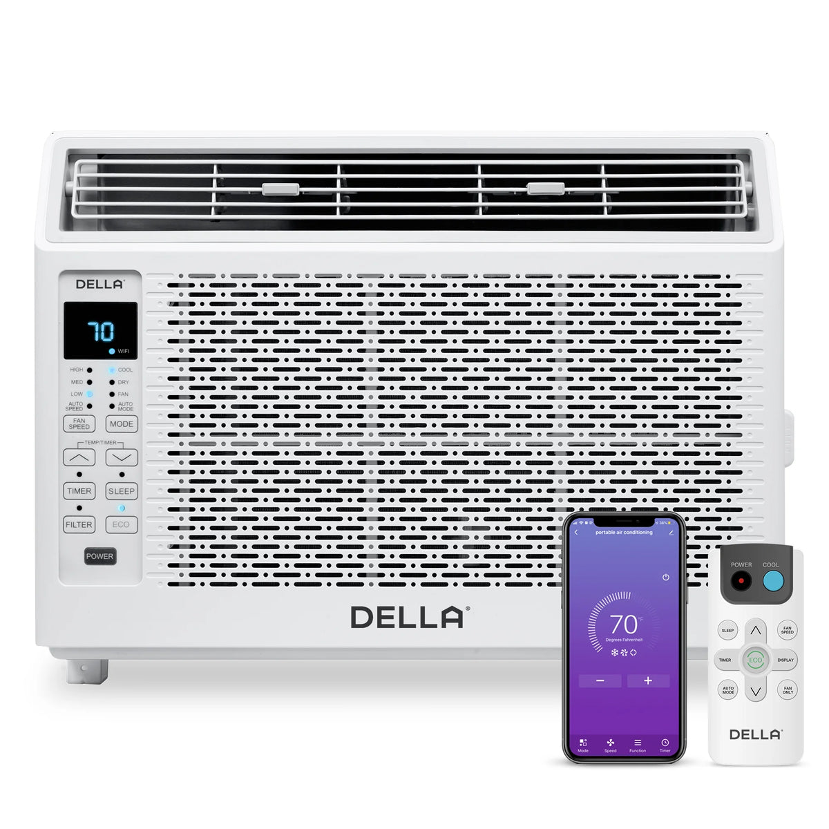 6000 BTU Window Air Conditioner with Remote Control H759