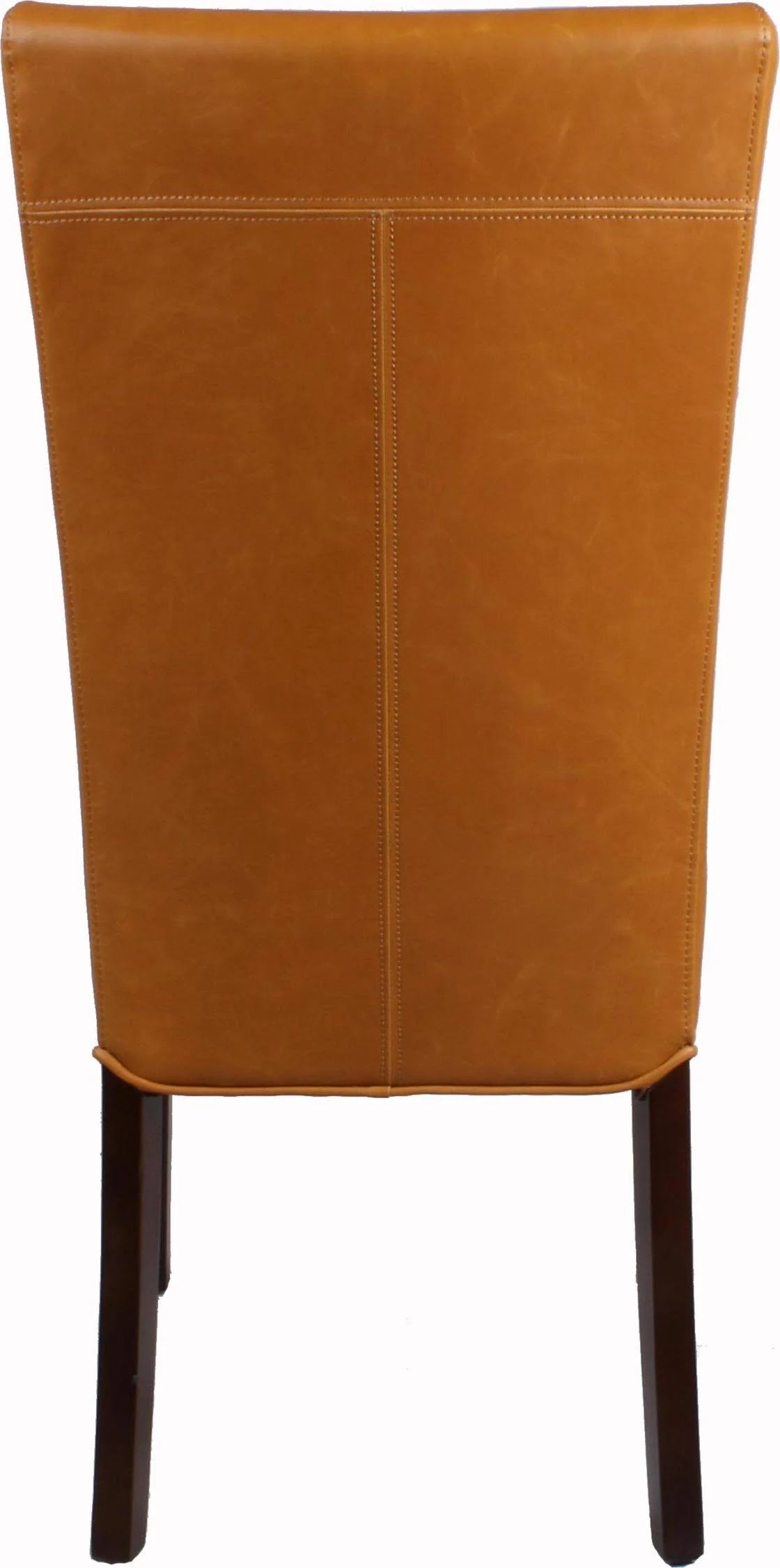 Bonded Leather Chair, Set of 2, Caramel N84574