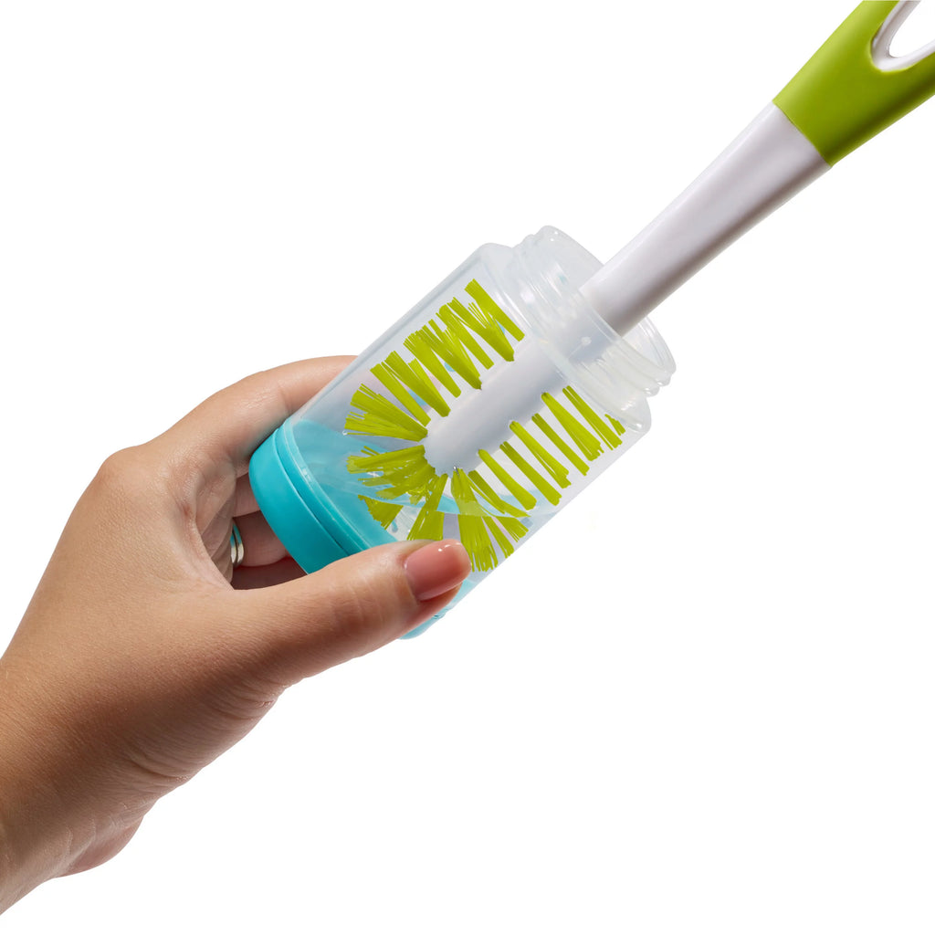 Compact Travel Bottle Drying Rack + 2 Baby Bottle Brushes F976800