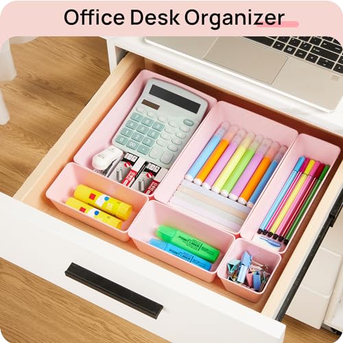 Clear Plastic 44 Pcs Drawer Organizer Set R5771