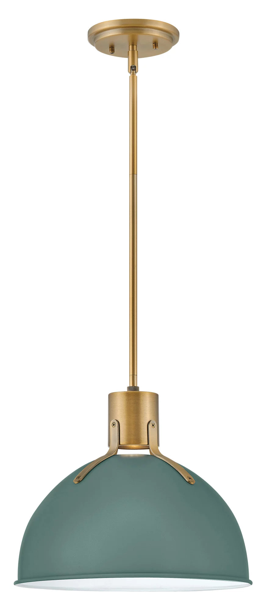 14 Inch 6.5W 1 LED Small Pendant Satin Black Finish M86344