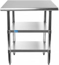 Stainless Steel Table with 2 Shelves A560