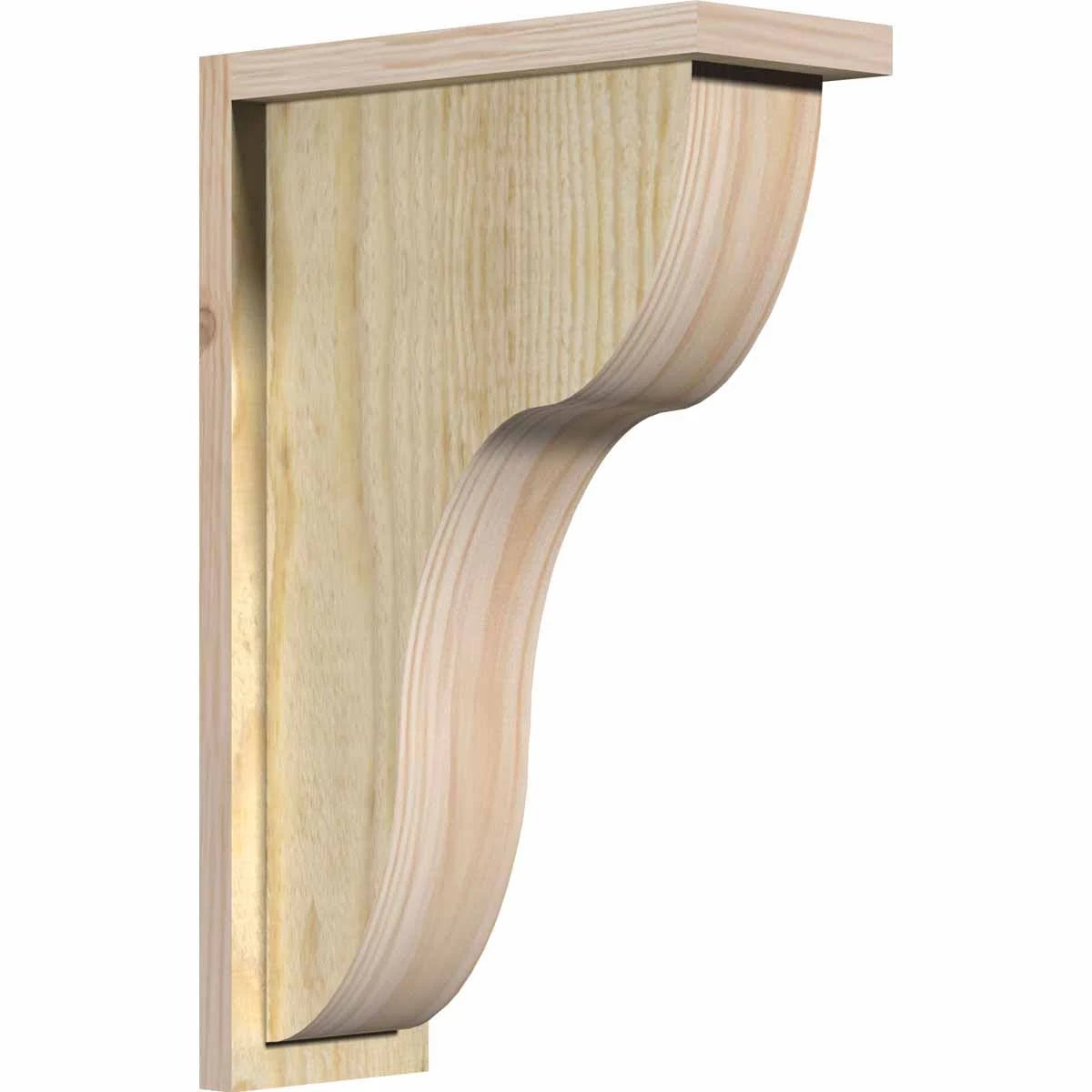 22H Douglas Fir Corbel with Backplate V165429