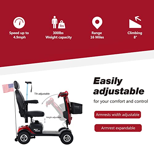 Compact 4 Wheel Mobility Scooter O702