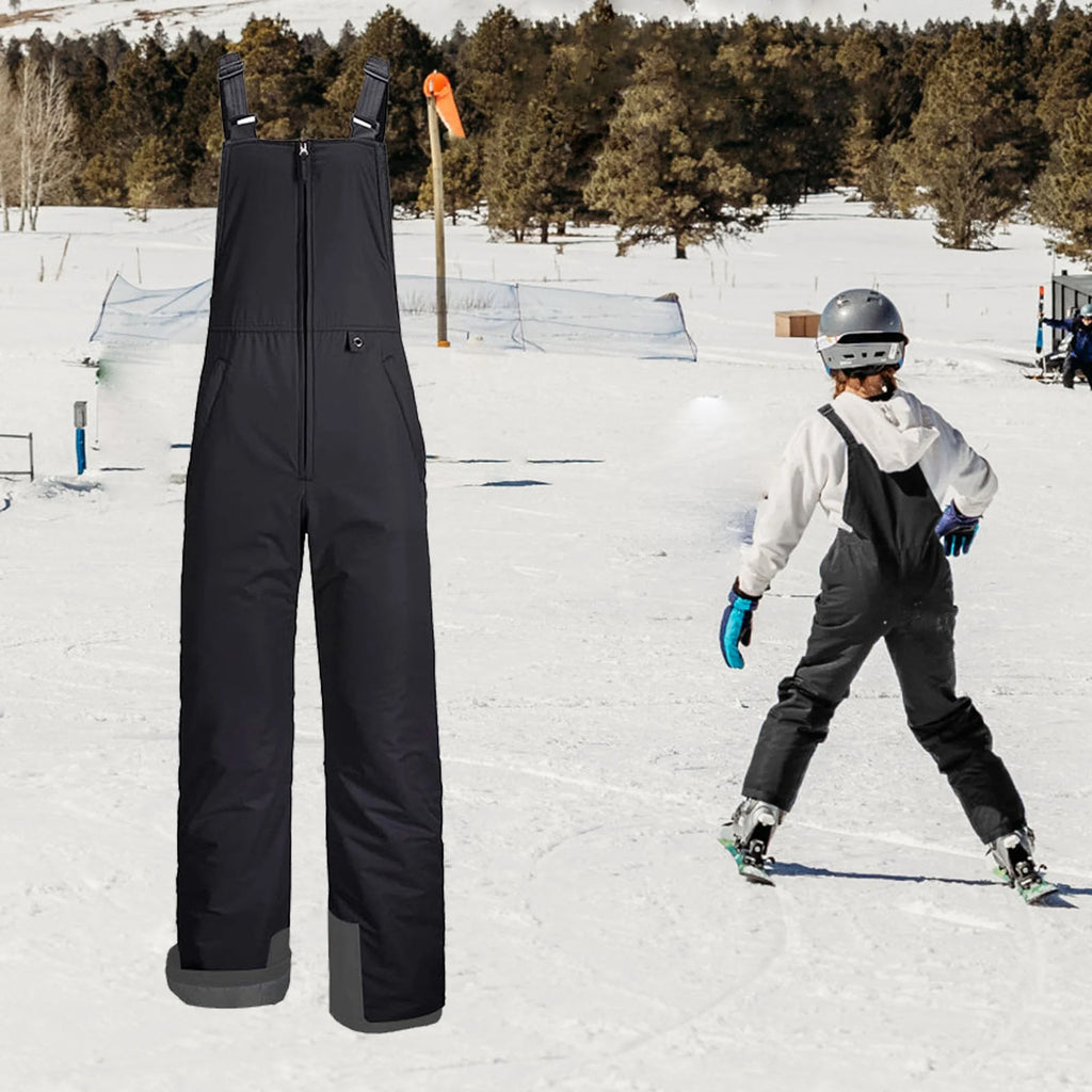Kids Waterproof Snow Ski Bibs Overalls Long Insulated Ski Pants R19957