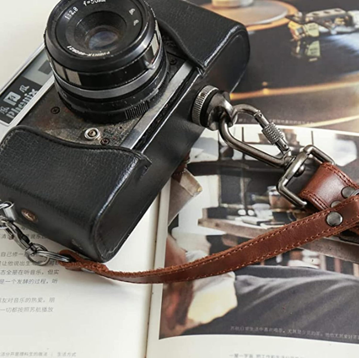 Adjustable Leather Camera Strap M9948