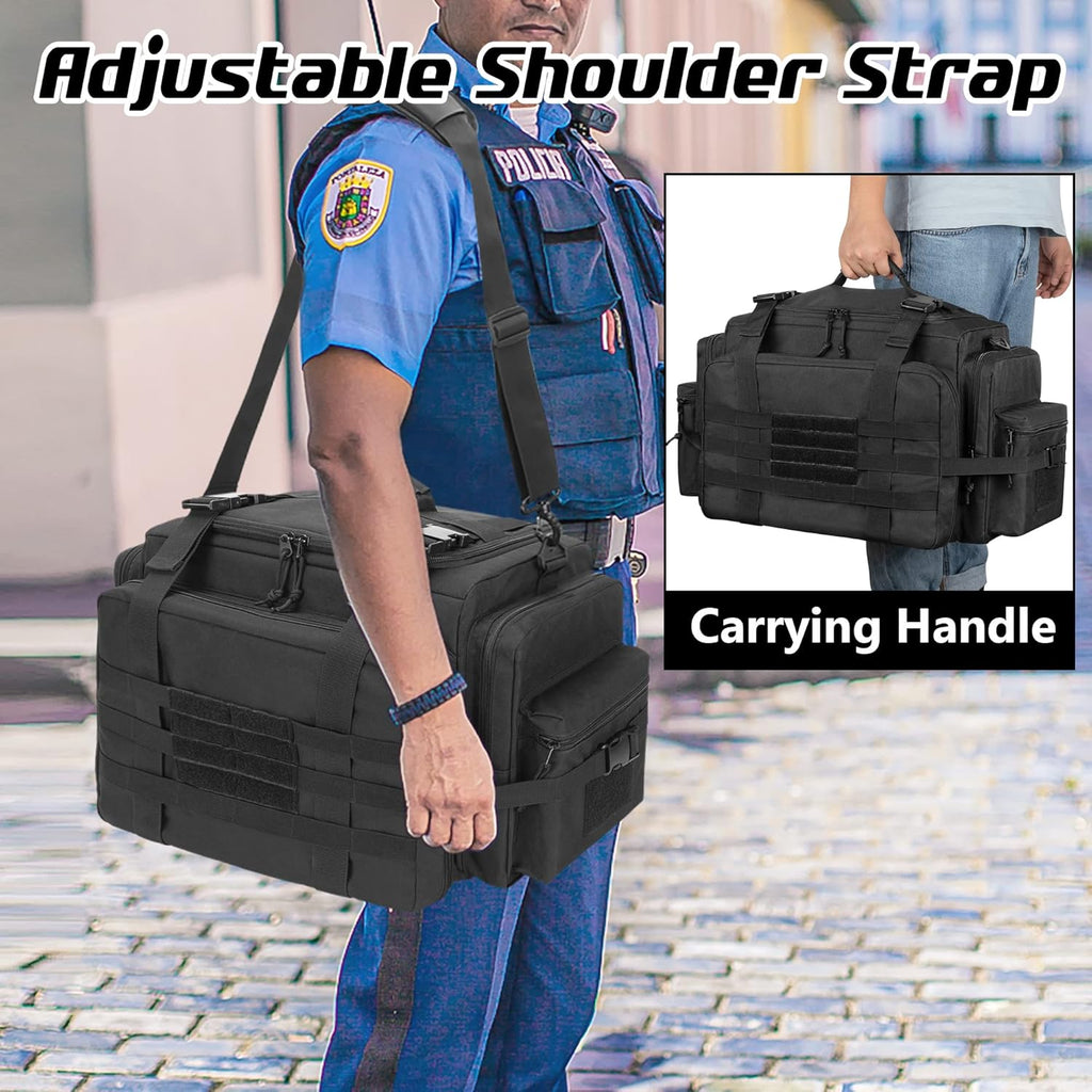 Black MOLLE Compatible Patrol Bag E129746