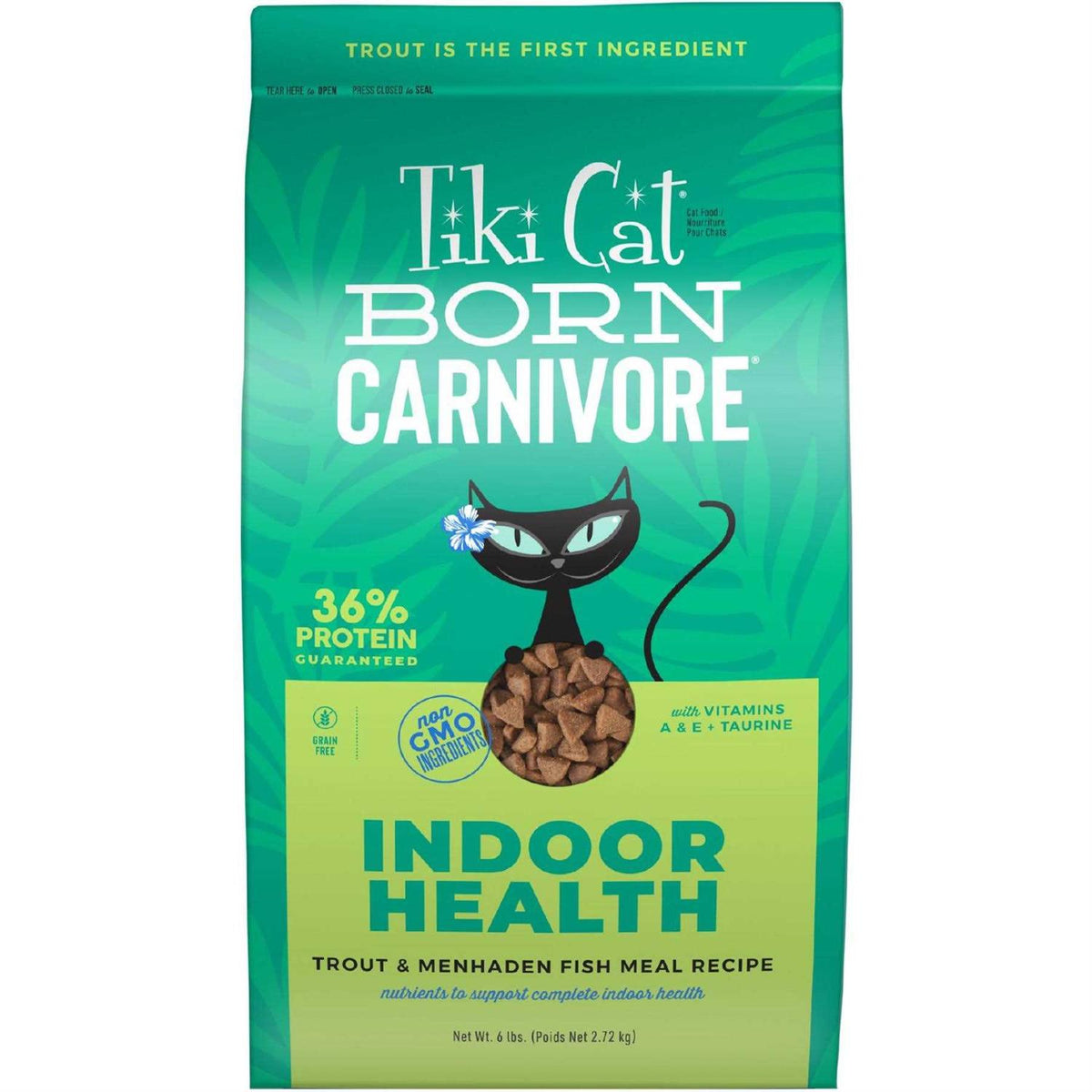 Tiki Cat Essentials Trout and Menhaden Fish Meal Recipe Dry Cat Food L47063