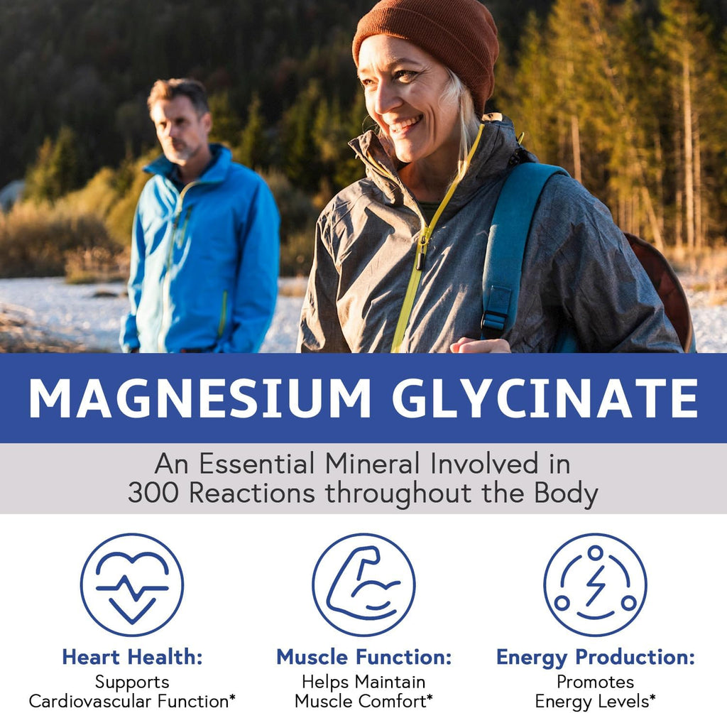 Magnesium Glycinate 160mg 90 Caps U146095