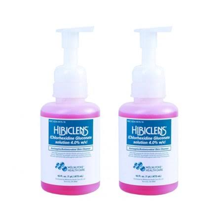 16 oz Antiseptic Antimicrobial Skin Cleanser with Foaming Pump, Case (12 ct) M529975