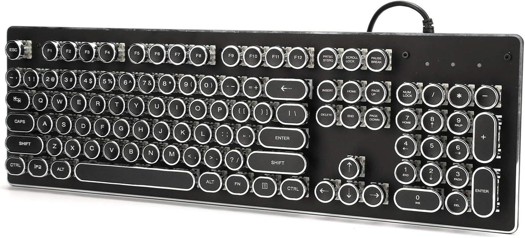 Black 104 Keys Wired Mechanical Gaming Keyboard H6798