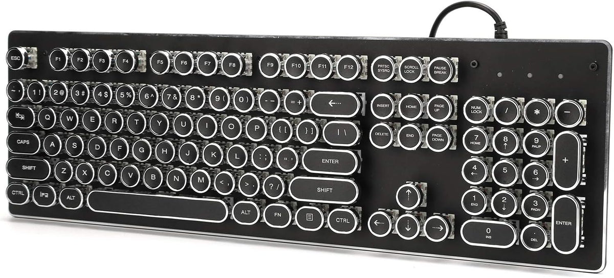 Black 104 Keys Wired Mechanical Gaming Keyboard H6798
