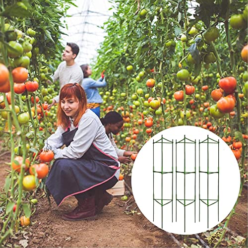 3 Packs Deformable 48inch Tomato Cages Plant Supports R264