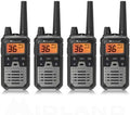Black/Silver 6 Radios GMRS Two Way Radio I7710