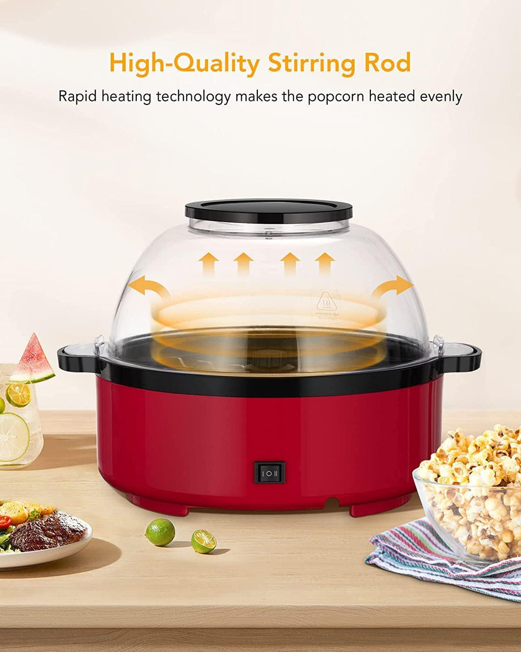 16-Cup Electric Hot Oil Popcorn Popper M281501
