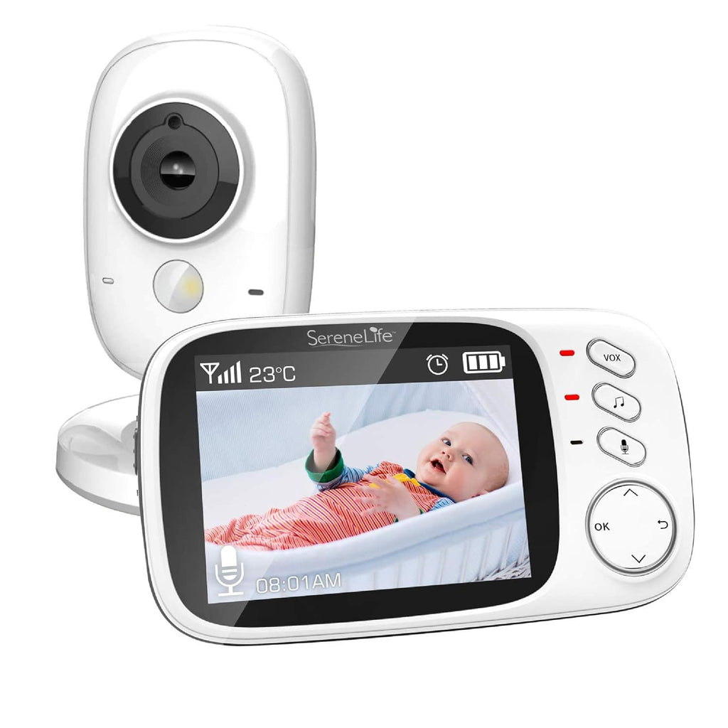 Video Baby Monitor Night Vision Temperature Monitoring Portable 2” Color Screen U10241