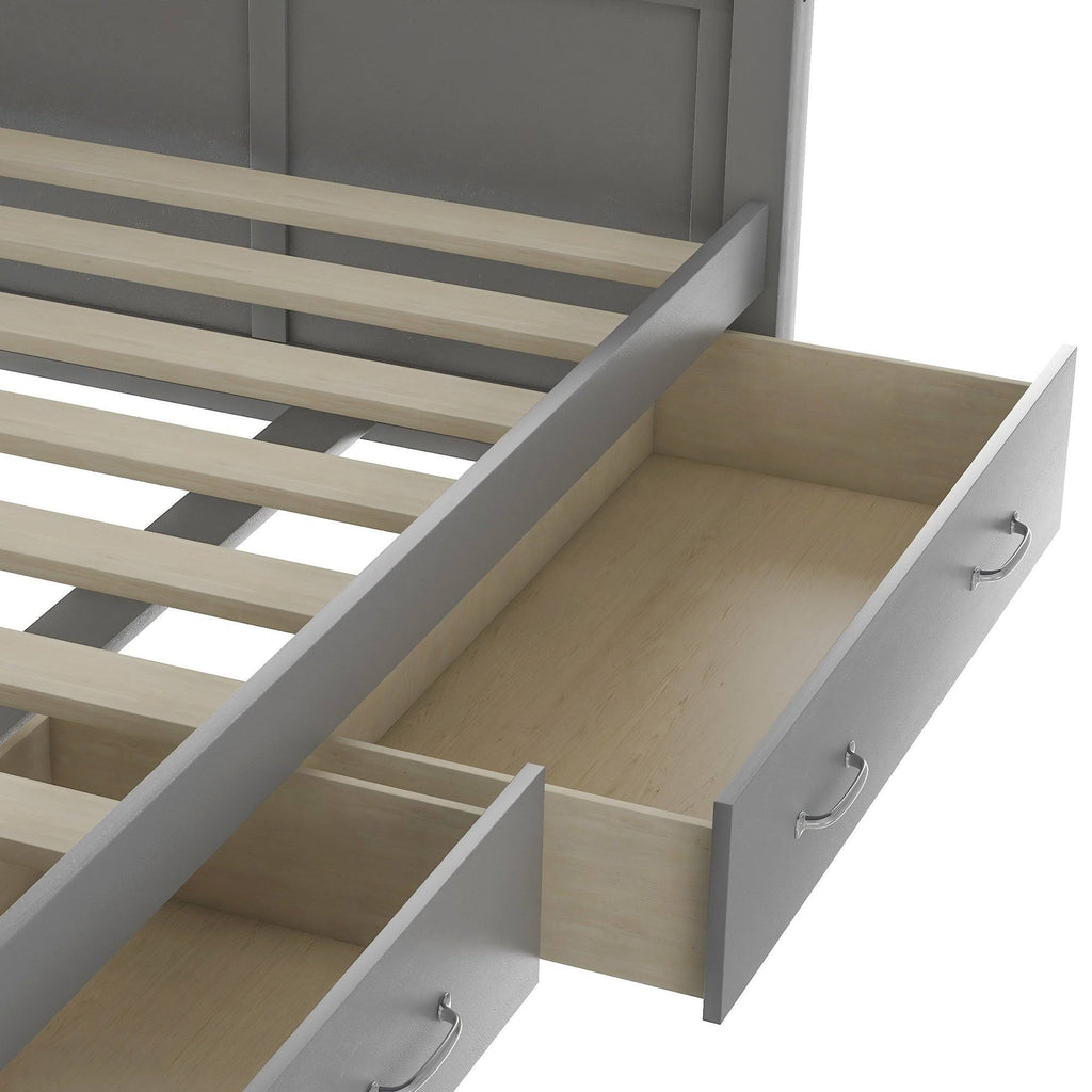 White Twin Size Daybed with 2 Drawers P142