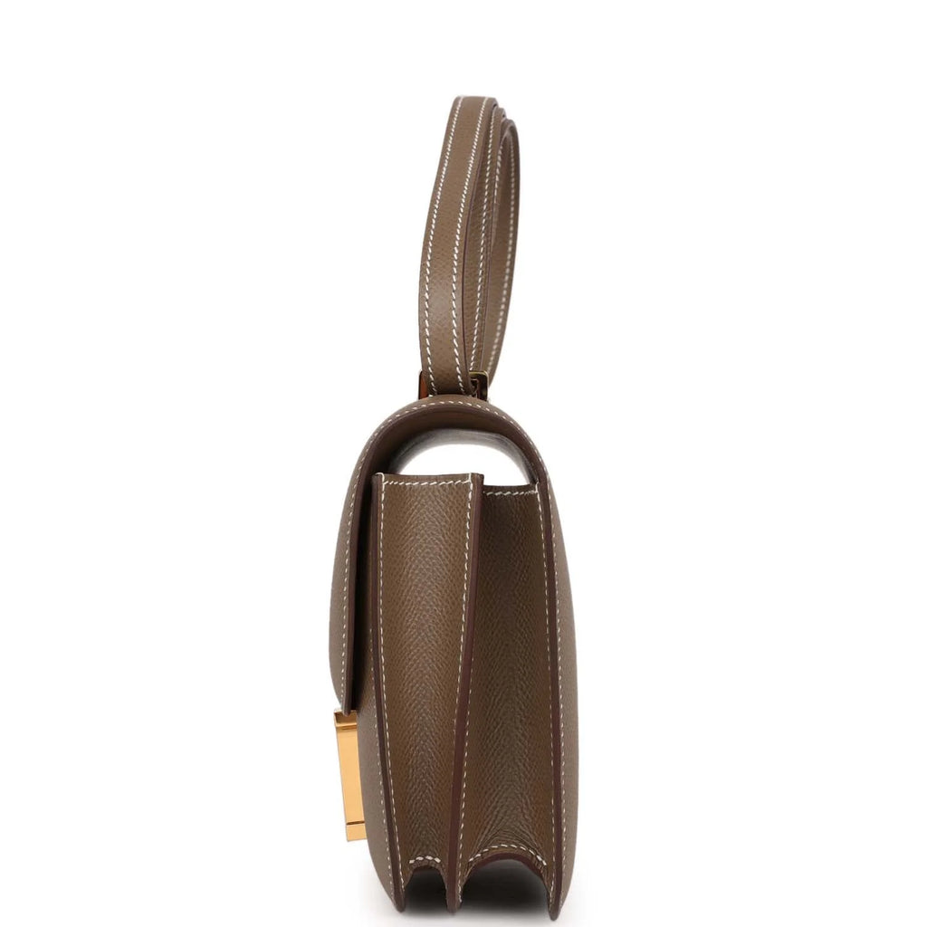Etoupe Epsom Leather Shoulder Bag N637790