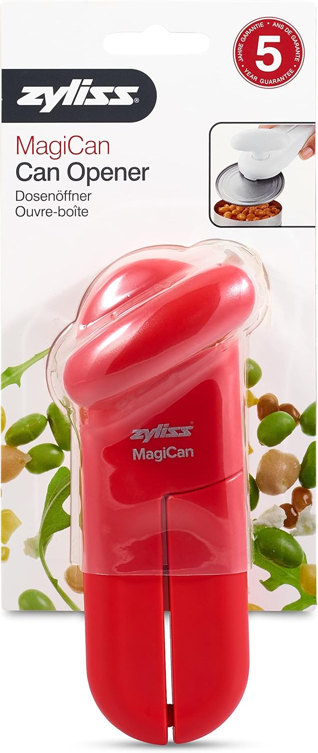 Manual Can Opener with Lid Release - Red R6590