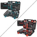 287PCs Hand Tool Set with Hammer, Pliers, Ratchet Wrench, Socket, Tool Box Case S448