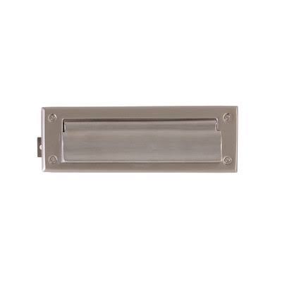 10 in x 3 in Satin Nickel Mail Slot F73502