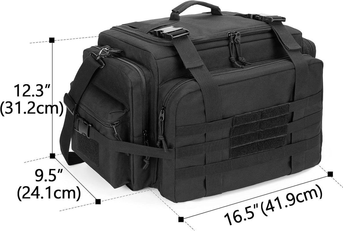 Black MOLLE Compatible Patrol Bag E129746