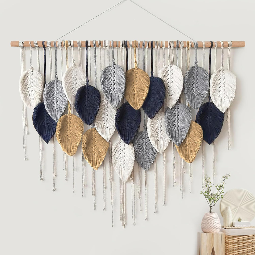 Macrame Wall Hanging Woven Tapestry Wall Art Decor G1722