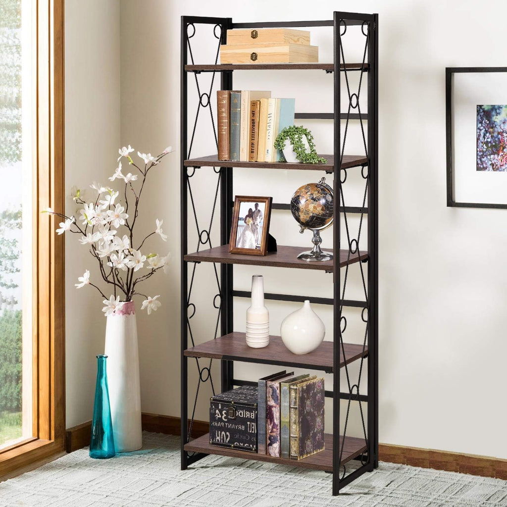 4-Tier Storage Bookshelf with Drawers T9748