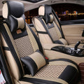 Leather Car Seat Covers Full Set Waterproof Universal P186