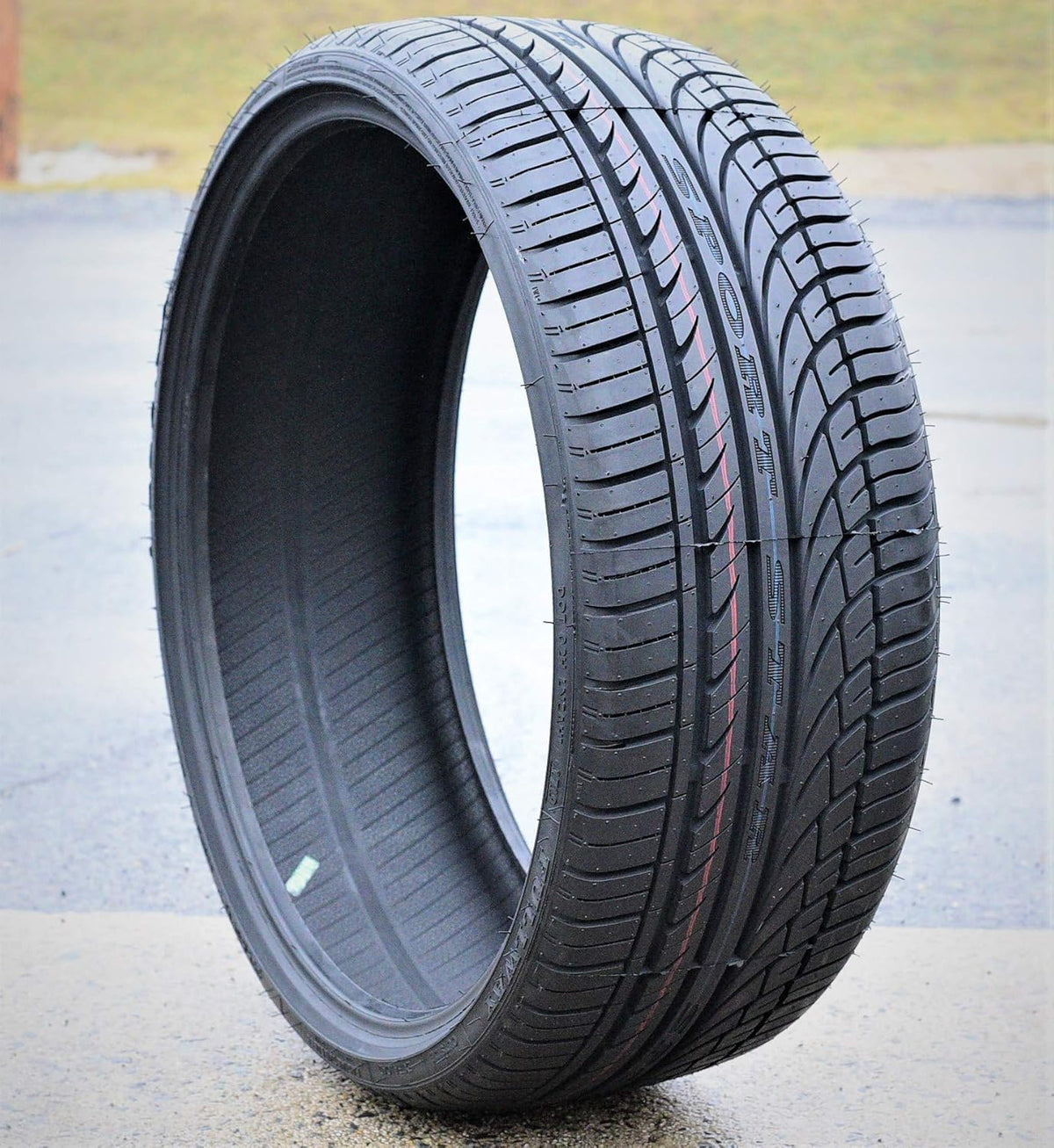 Set of 4 All-Season High Performance Radial Tires 295/25R22 97W Load Range XL 4-Ply BSW Black Side Wall L9654