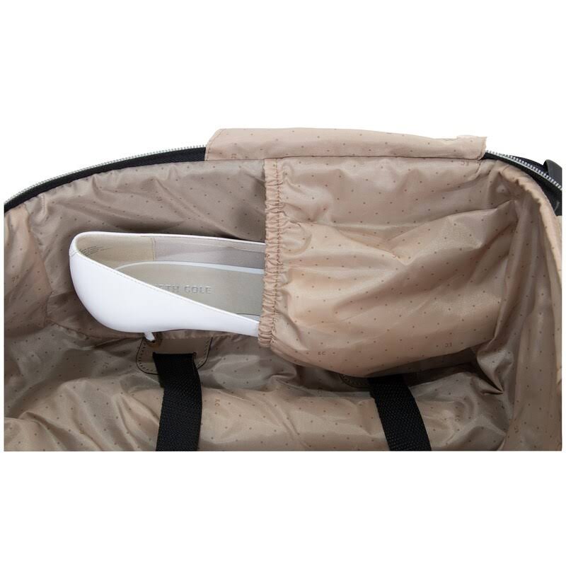 Olive Chevron Quilted 4-Wheel Spinner Carry-On Suitcase I517