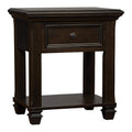 1 Drawer Pure White Nightstand E18549