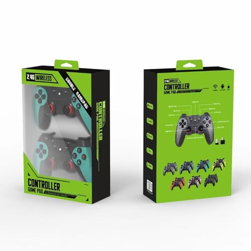 2.4G Dual Handle Gaming Controller with USB Receiver I8557