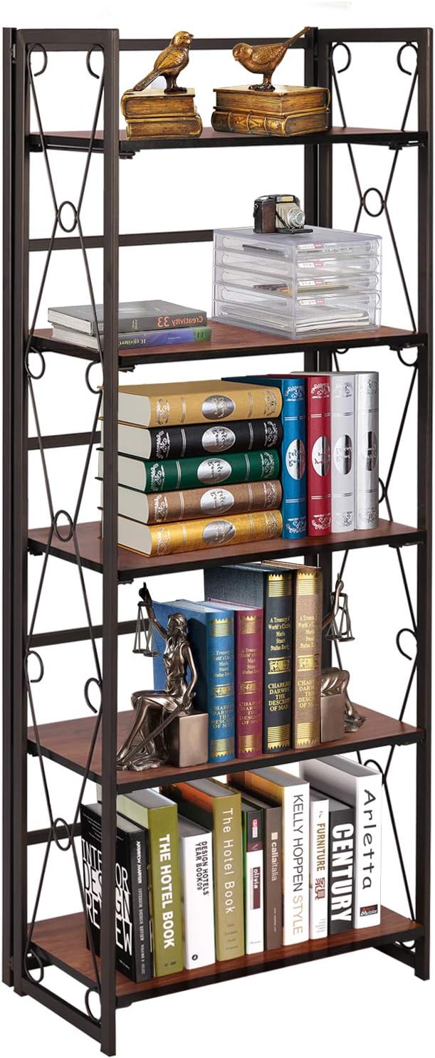 4-Tier Storage Bookshelf with Drawers T9748