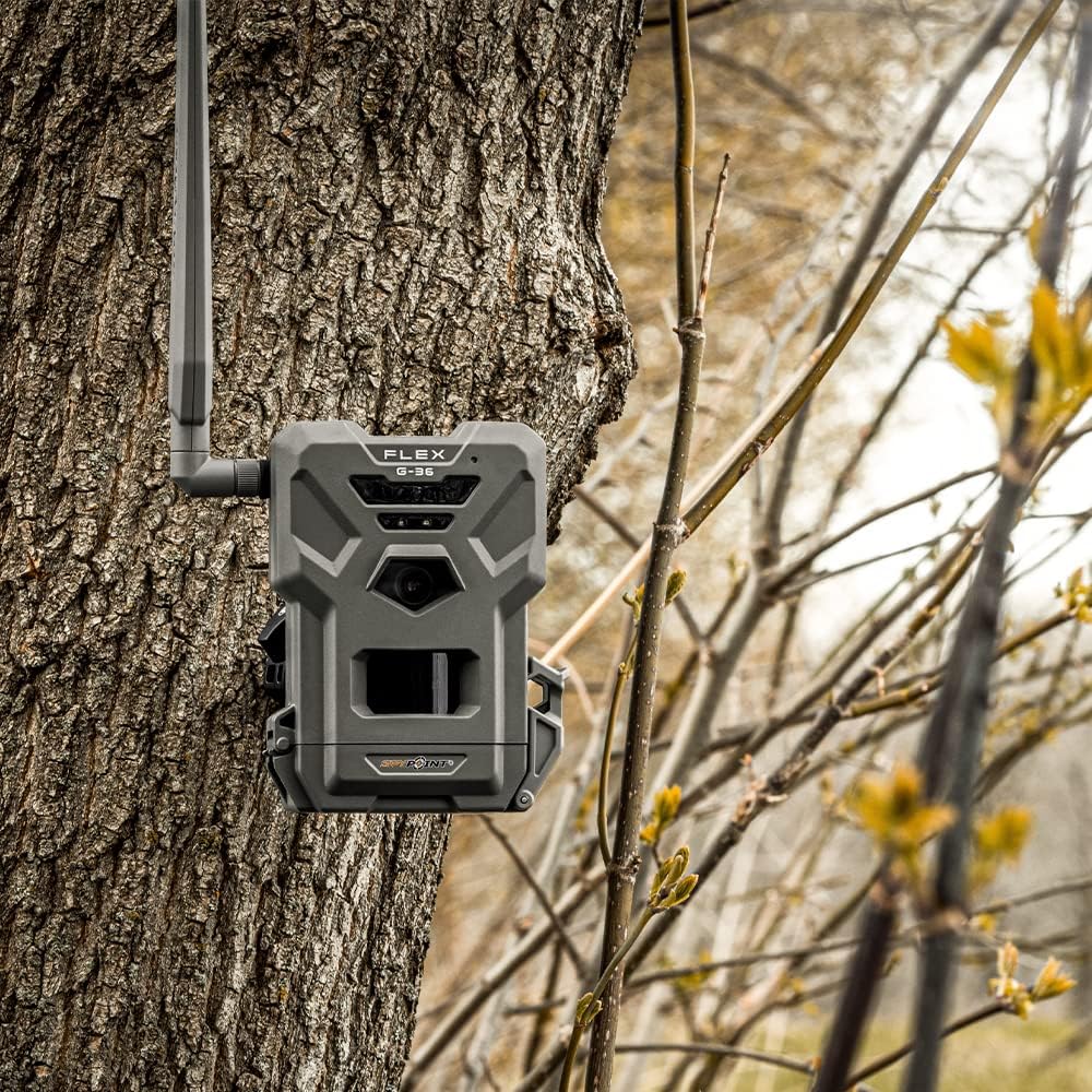 36MP Cellular Trail Camera with Sound, 100' Detection Range (2 Pack) V4229