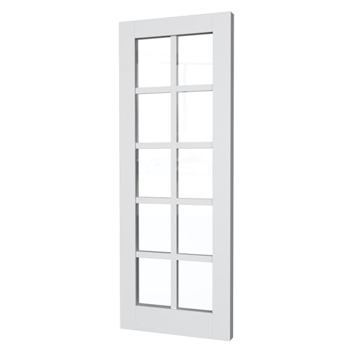 Clear Glass French Interior Door Slab 32" x 80" R4464