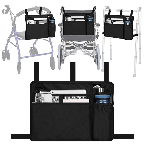 Blue Water-Resistant Walker Bag with Cup Holder I38631