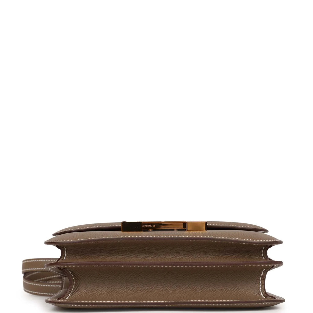 Etoupe Epsom Leather Shoulder Bag N637790