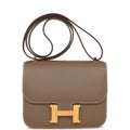 Etoupe Epsom Leather Shoulder Bag N637790