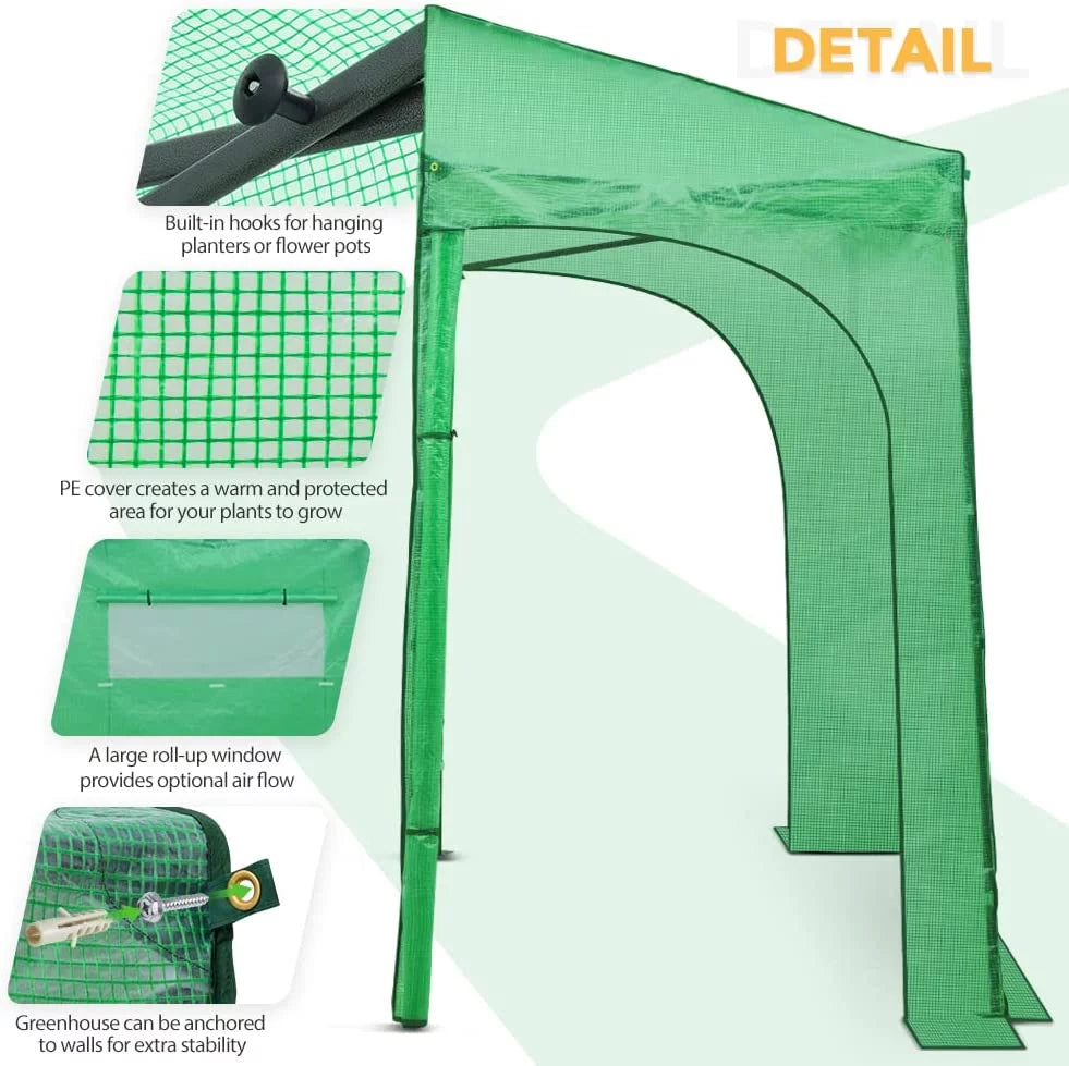 10'x 5' Portable Pop-up Greenhouse H66429
