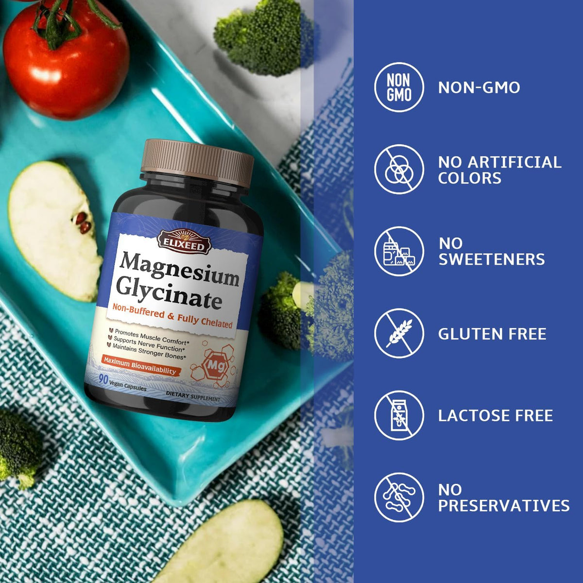 Magnesium Glycinate 160mg 90 Caps U146095