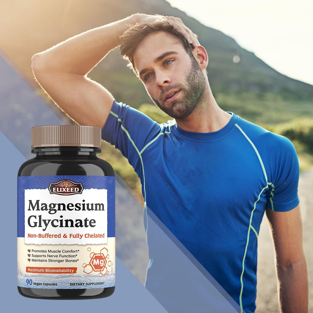 Magnesium Glycinate 160mg 90 Caps U146095