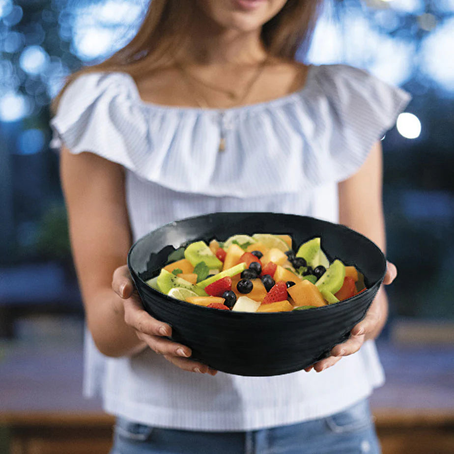 XL Bowl with lid black X39784