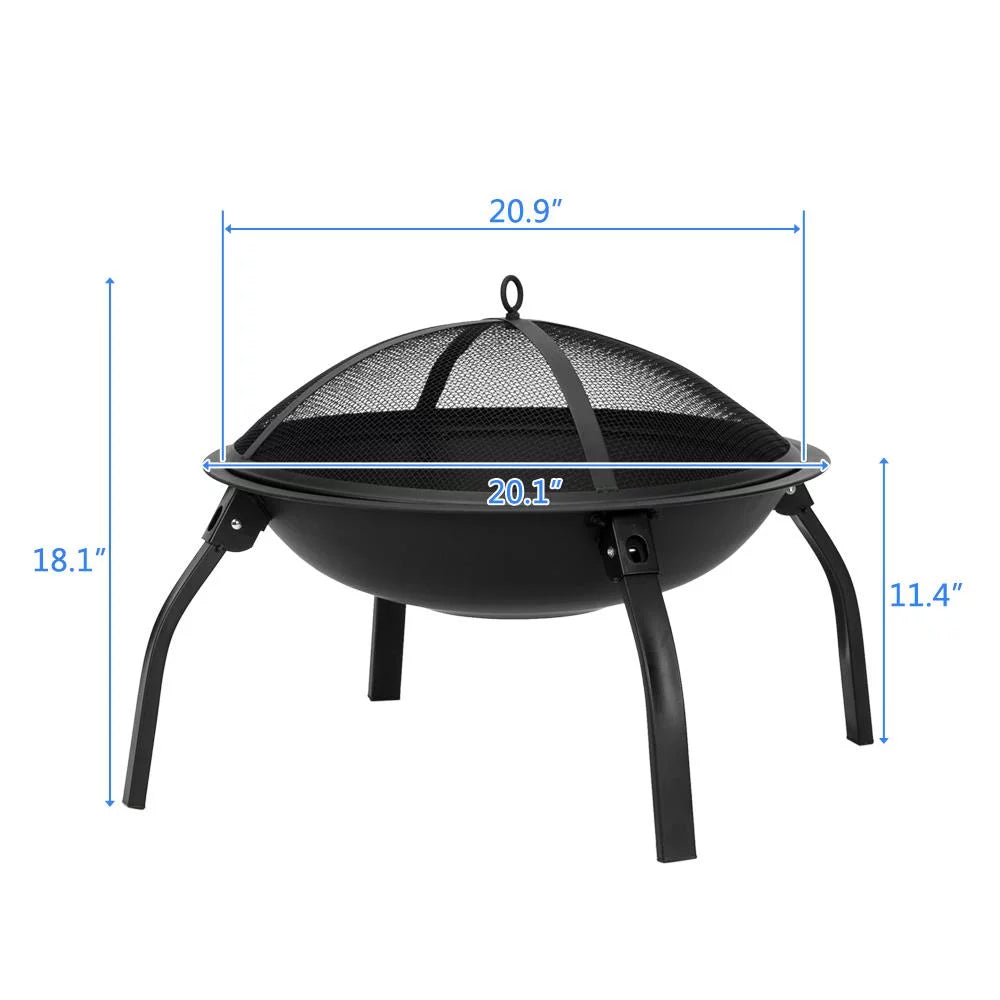 32 Wood Burning Square Fire Pit Y358